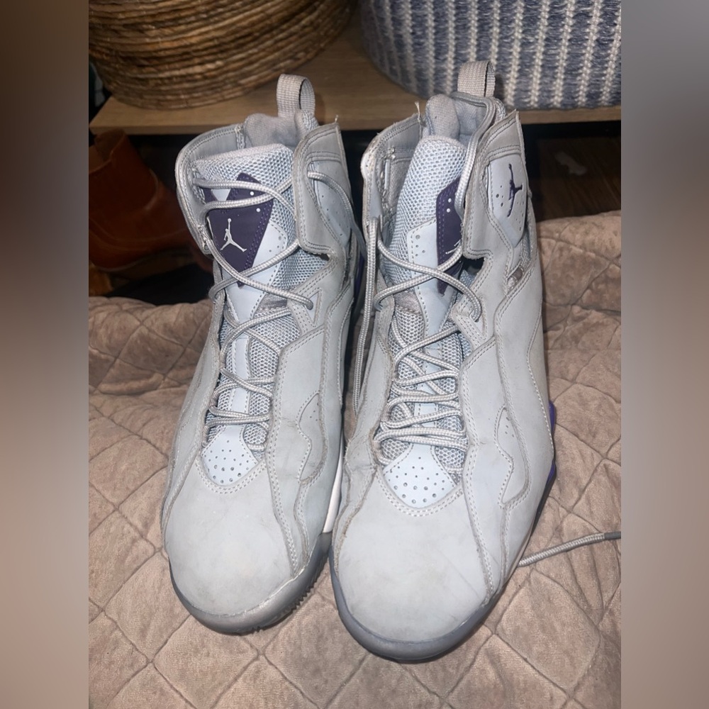 Jordan True Flight 'Wolf Grey Purple'